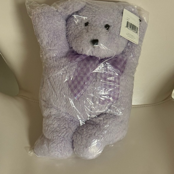 Sonoma Lavender Heatable Huggable Lavender Lou Teddy Bear Hot Cold Doll Kids NEW - Picture 6 of 16